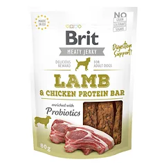 Brit Jerky Lamb & Chicken Protein Bar skanėstai šunims 80 g