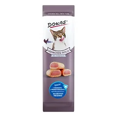 Dokas Cat Snack Hühnchen-Rolle 10g (32 Stück), < 49 g — 1 nuotrauka
