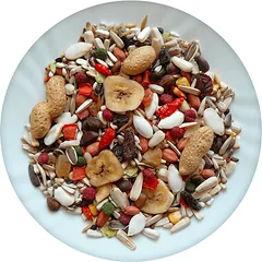 Avicentra Deluxe Feed For Big Parrots visavertis pašaras dideliems papūgoms su riešutais, vaisiais ir čili pipirais, 15 kg — 2 nuotrauka