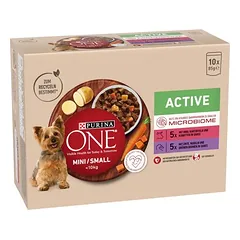 Purina ONE Mini Active su jautiena ir antiena, drėgnas maistas šunims — 4 nuotrauka