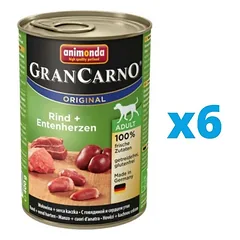 GranCarno rinkinys su jautiena ir antičių širdimis 6 x 400 g