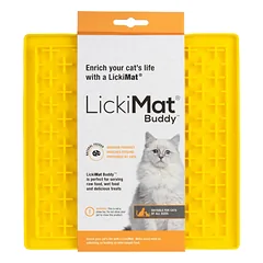 LickiMat Classic Buddy Cat - laižymo kilimėlis katėms, Fioletowy / Miękka — 4 nuotrauka