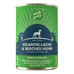 Irish Pure Hunde-Nassfutter Adult – Atlantik-Lachs mit Gemüse