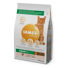 IAMS - sausas maistas katėms su lašiša - IAMS gyvybingumui