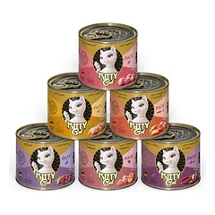 KITTY Cat Adult Pate drėgnas maistas katėms, ekonominė pakuotė 24 x 200 g, Mixpaket III (6 Sorten) — 3 nuotrauka