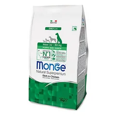 Monge Maxi Puppy & Junior sausas maistas didelių veislių šuniukams ir jauniems šunims su vištiena, 0.8 kg
