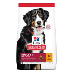 Hill's Science Plan Adult Large Breed Chicken sausas pašaras su vištiena didelių veislių šunims