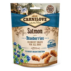 CARNILOVE Dog skanėstas Salmon with Blueberries with fresh meat