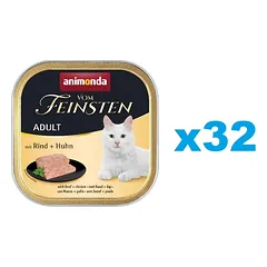 ANIMONDA vom Feinstein Adult jautiena ir vištiena 32x100 g