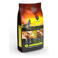 Ambrosia begrūdis su šviežia kalakutiena ir antiena sausas maistas šunims, Fresh Turkey & Duck 12kg — 3 nuotrauka