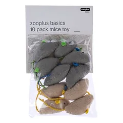 zooplus Basics žaislų katėms rinkinys, pelytės