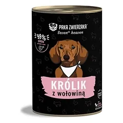 Paka Zwierzaka - Septintas dangus - triušiena ir jautiena 400g