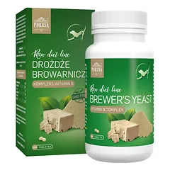 Pokusa RawDiet Brewer's Yeasts 120 tbl. - alaus mielės šunims ir katėms, maisto papildas, gerinantis nervų sistemos, imuninės sistemos ir odos būklę.