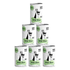 PAKA ZWIERZAKA PEPE Wild Boar 99% (žvėrena) 6x400 g