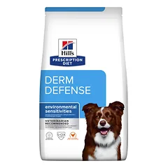 Hill’s Prescription Diet Canine DermDefense Sausas maistas šunims aplinkos dirgiklių valdymui12 kg