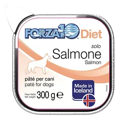 Forza10 Solo Diet konservai šunims su lašiša, hipoalerginis drėgnas maistas, 300 g