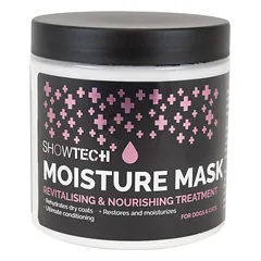 Show Tech+ Moisture Mask - atgaivinanti ir drėkinanti kaukė šunims ir katėms, sausiems, trapiems ir pažeistiems kailiams, koncentratas 1:10