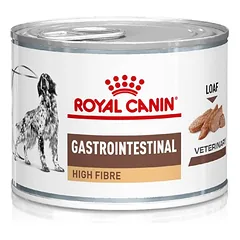 ROYAL CANIN Veterinary Gastrointestinal High Fibre 6 x 200 g paštetas šunims su virškinimo sutrikimais