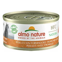 Almo Nature HFC Natural vištiena su sūriu, drėgnas maistas katėms 70 g — 2 nuotrauka