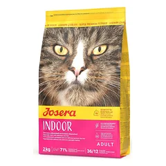 JOSERA Indoor Cat 2 kg bezzbožinė sausa maistas katėms