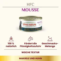 Almo Nature HFC Cat Mousse 6 x 70 g drėgnas maistas katėms — 5 nuotrauka