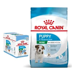 Royal Canin Mini Puppy 8kg + ROYAL CANIN Mini Puppy 12x85g