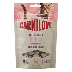 Carnilove Freeze dried Turkey šaltyje išdžiovinti skanėstai katėms 40 g