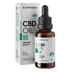 EUSPHERA CBD aliejus šunims – atpalaiduojantis ir turtingas vitaminų, 30 ml