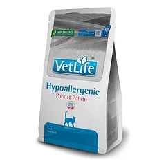 FARMINA VET LIFE – CAT Dry HYPOALLERGENIC Pork&Potato ADULT 1,5 kg