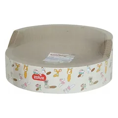 ZOLUX 2-in-1 CHATOUILLE apvalus kačių draskytuvas su katinėliu