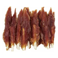 Bubu PETS rawhide stick with duck – buivolo oda apvyniota antienos mėsa, 500g — 2 nuotrauka