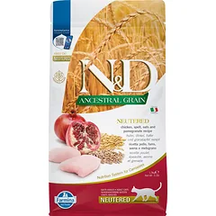 FARMINA N&D Low Grain Chicken & Pomegranate Neutered 1.5 kg