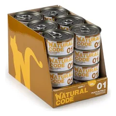 Natural Code Cooking Water Can drėgnas maistas katėms, ekonominė pakuotė 24 x 85 g — 2 nuotrauka