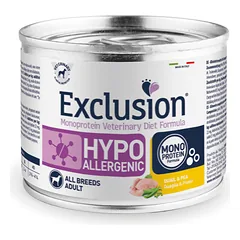 Exclusion Hypo konservai šunims su putpelėmis ir žirniais, 200g