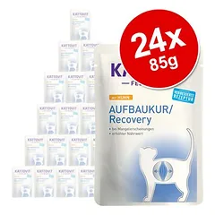 Kattovit Aufbaukur Pouches 24 x 85 g, drėgnas maistas katėms