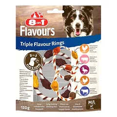 8in1 Triple Flavour žiedai, skanėstai šunims — 2 nuotrauka