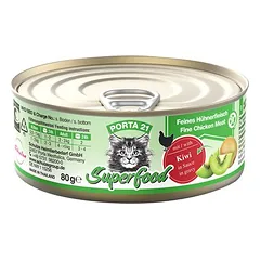 Porta 21 Superfood drėgnas maistas katėms 24 x 80 g — 2 nuotrauka