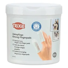 Trixie dantų priežiūros pirštinėlės N50 parduotuvėje sunu.lt