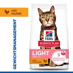 Hill's Science Plan Adult Light su vištiena, sausas maistas katėms, > 10 kg — 3 nuotrauka