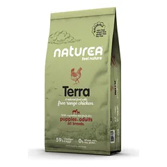 Naturea Naturals Adult and Puppies TERRA Chicken sausas maistas šunims 12kg