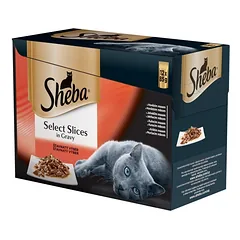 SHEBA Selection in Sauce konservai 12 x 85g