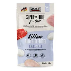 MAC's Cat Pouch Kitten drėgnas maistas kačiukams, ekonominė pakuotė 24 x 100 g