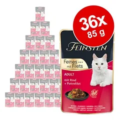 Animonda Vom Feinsten Adult ekonominė pakuotė, drėgnas maistas katėms 36 x 85 g