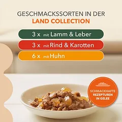 IAMS Advanced Nutrition Senior 7+ Land Collection drebučiuose, drėgnas maistas katėms — 5 nuotrauka