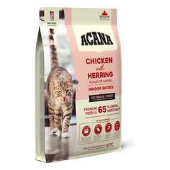 Acana Indoor Entree Cat sausas maistas namuose gyvenančioms katėms su vištiena ir silke 4,5 kg