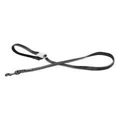 Beeztees pavadėlis šunims Parinca Safety Gear su LED iš nailono, juodas