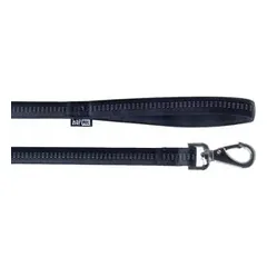 Happet Soft Style šunų pavadėlis su atšvaitais, juodas, M dydis, 1,5 cm
