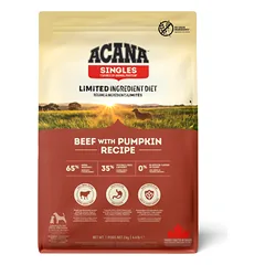 Acana Singles Beef with Pumpkin Recipe sausas maistas šunims