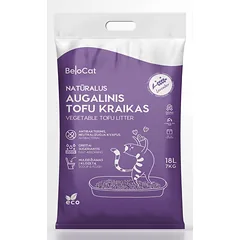 Tofu kraikas katėms levandų kvapo 18L – 7Kg