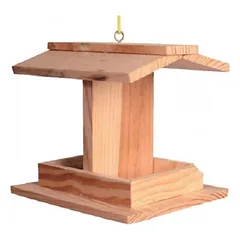 VITAPOL Paukščių lesyklėlė, medinė, 14x11x11,5 cm